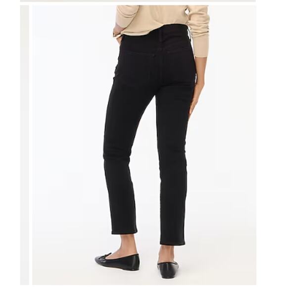 J. Crew Black Essential Straight Jean in All-Day Stretch Size 29 - Picture 2 of 10